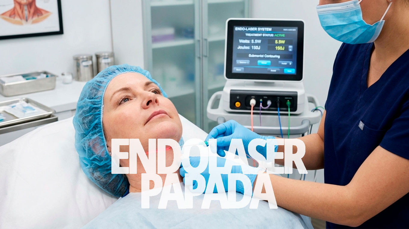 Tratamiento Endolaser para papada en Clínica Golden Estética